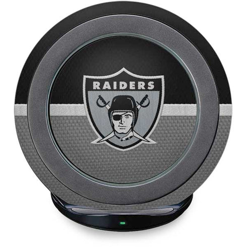 NFL Las Vegas Raiders Vintage Fast Charge Wireless Charging Stand Skin
